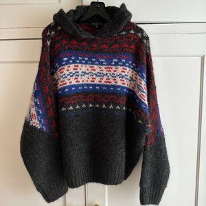 Rag & Bone Finlay intarsia alpaca-blend hoodie